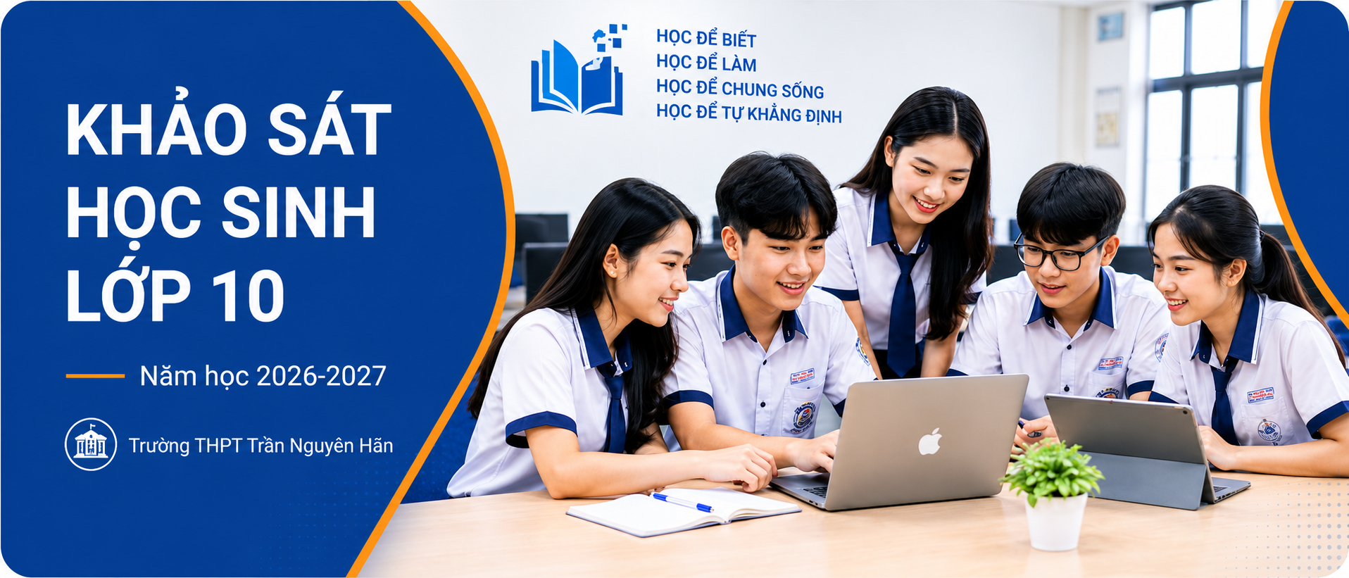 Khảo sát học sinh lớp 10 năm học 2026-2027